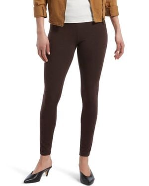 Hue Wide Waistband Blackout Cotton Leggings