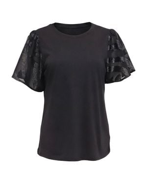 Michael Kors Bell Sleeves Blouse - Black