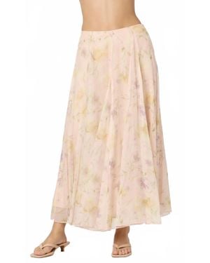 Astr Fiori Skirt - Natural