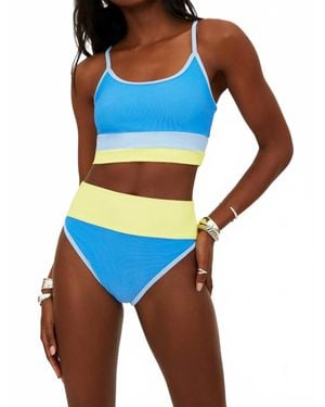 Beach Riot Emmy Marina Bikini Bottom - Blue