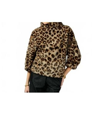 Ivy Jane The Regal Roar Fur Popover - Black