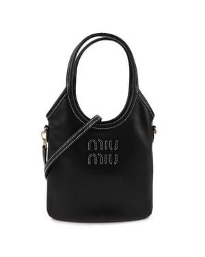 Miu Miu Leather Handbag - Black