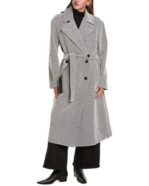 Proenza Schouler Ronan Wool-Blend Coat - Gray
