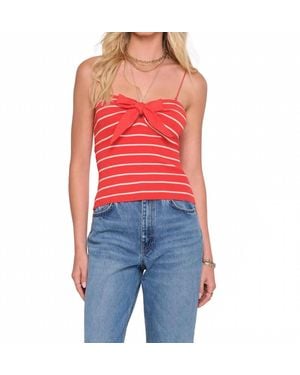 Heartloom Estelle Stripe Top - Red