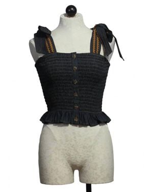Emily Lovelock Ivy Blouse - Black