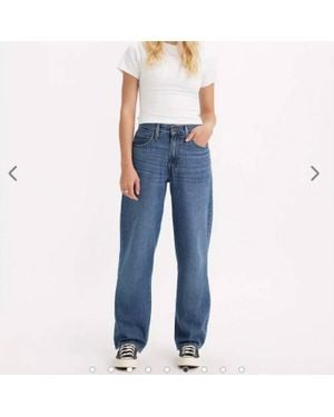 Levi's Premium Baggy Dad Performance Cool Jeans - Blue