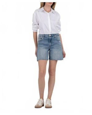 Kut From The Kloth Hailey Jean Short - Blue