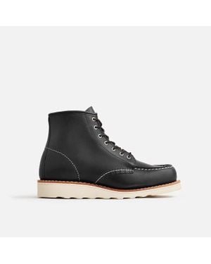Red Wing 6 Inch Classic Moc Short Boots - Black