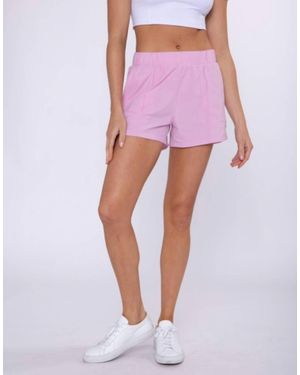 Mono B Athleisure Running Shorts - Pink