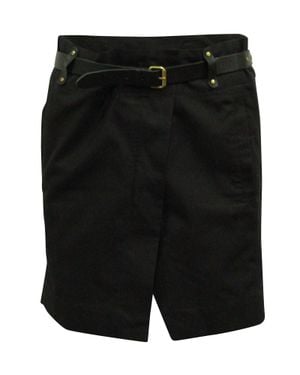 Isabel Marant Wrap Skirt With Belt - Black