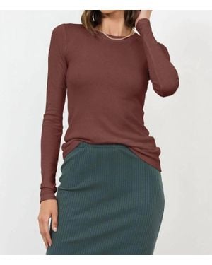 Lamade Classic Long Sleeve Thermal Top - Red