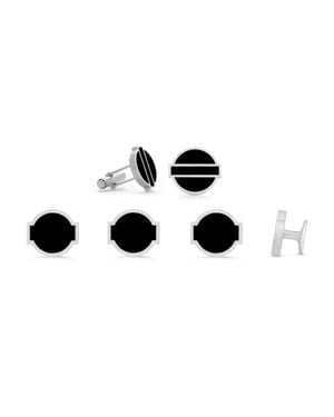 Mission Atelier Fusion Cufflinks And Studs Set - Black