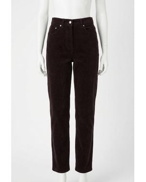 Spanx Corduroy Straight Leg Jeans - Black
