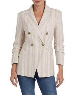 Love Token Cheryl Linen Blazer - Natural
