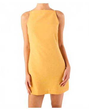 MISA Los Angles Ellu Mini Dress - Yellow