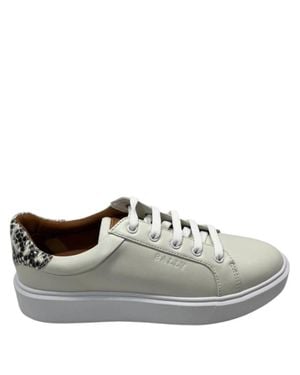 Bally Clorys Leather Low-Top Sneakers, Brand Size 35. Us - Gray