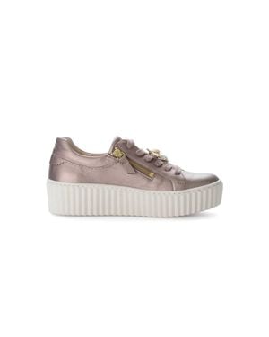 Gabor Metallic Bee Sneaker - Gray