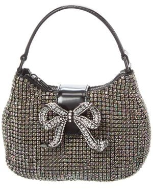【送料&関税込】self-portrait Rhinestone Chainmail Baguette Champagne Crystal Baguette Bag – self-portrait-US