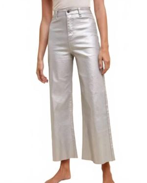 Anniewear Sheli High Rise Wide Leg Jean - Gray