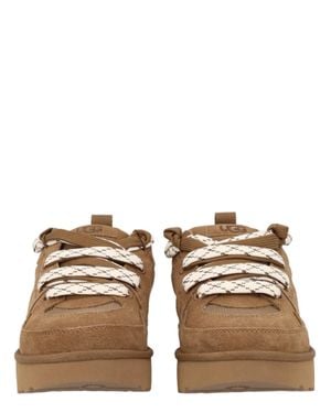 UGG Low-Top Suede Leather Sneakers - Brown