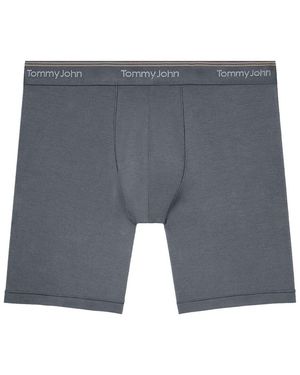 Tommy John Set Of 3 Ultra Soft Flex 6In Boxer Brief - Gray
