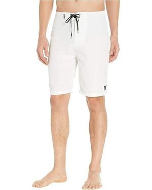 Hurley One & Only 2.0 Boardshort Drawstring Waist Swimwear Erk1787 - White