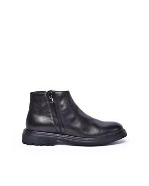 Migliore Leather Rubber Leather Ankle Boot - Blue