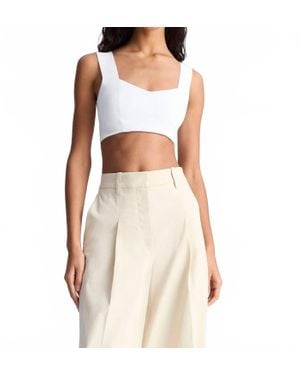 A.L.C. Jordana Compact Knit Bra - Natural
