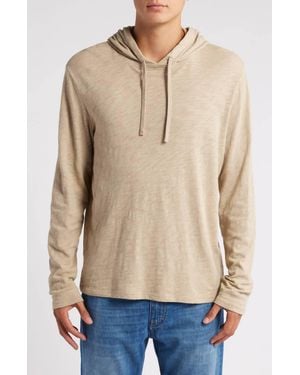 ATM Slub Jersey Long Sleeve Hoodie - Natural