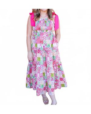 Jodifil Rosé All Day Midi Dress - Purple