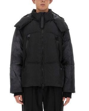 JG1 Puffy Oversized Jacket - Black