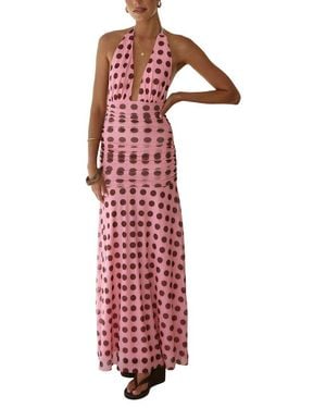 LEON GORI Maxi Dress - Red