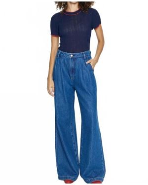 Pistola Victoria Wide Leg Pants - Blue