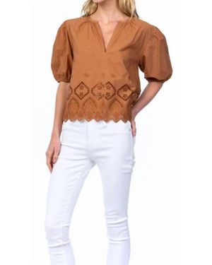 Tolani Anjali Top - White