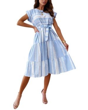 ENJOY PETRA Midi Dress - Blue