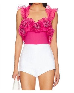Free People Until Next Time Bodysuit - Purple