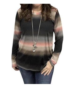 Sew In Love Long Sleeve Top - Black