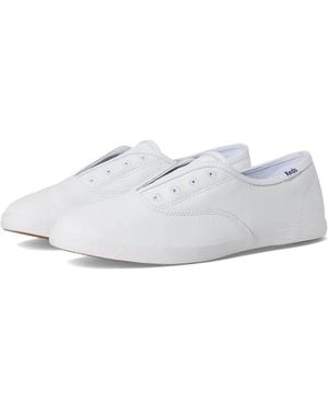 Keds Chillax Sneaker Leather Slip On Comfort Shoes Gal1787 - White