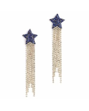 Deepa Gurnani Evren Earring - Blue
