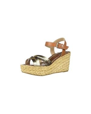 Sam Edelman Darline Ankle Strap Heels - Metallic