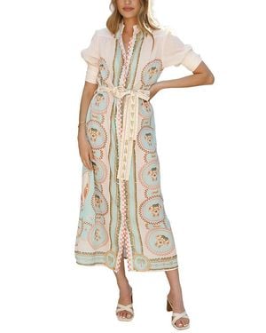 CAMILA BLANCO Midi Dress - Natural