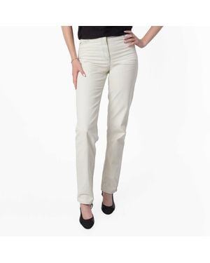 Bally Bleached Denim High-Waist Jeans - Gray