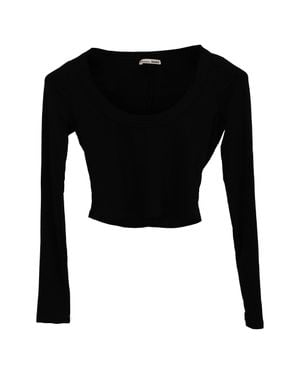 Reformation Jeans Long Sleeve Top - Black