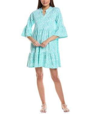 Duffield Lane Eveline Mini Dress - Blue