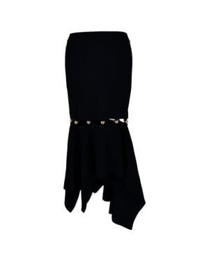 Alexander Wang Knitted Midi Skirt - Black