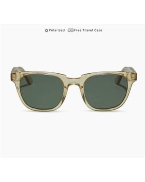 DIFF Colton Square Sunglasses - Green