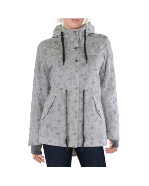 Obermeyer Floral Print Recycled Polyester Soft Shell Jacket - Gray