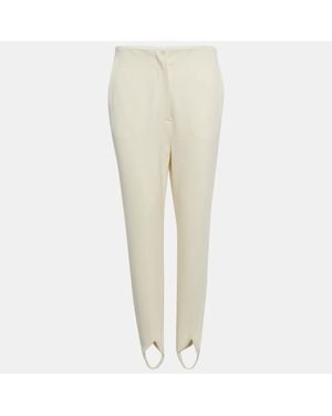 Nanushka Cream Jersey Darby Stirrup Leggings - Natural