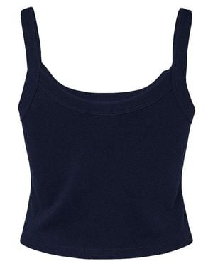 Bella Canvas Micro Rib Spaghetti Strap Tank - Blue