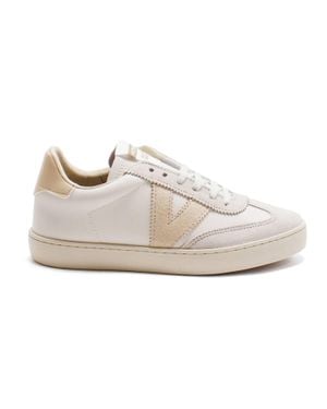 Victoria Berlin Faux Split Leather Cyclist Shoes - White